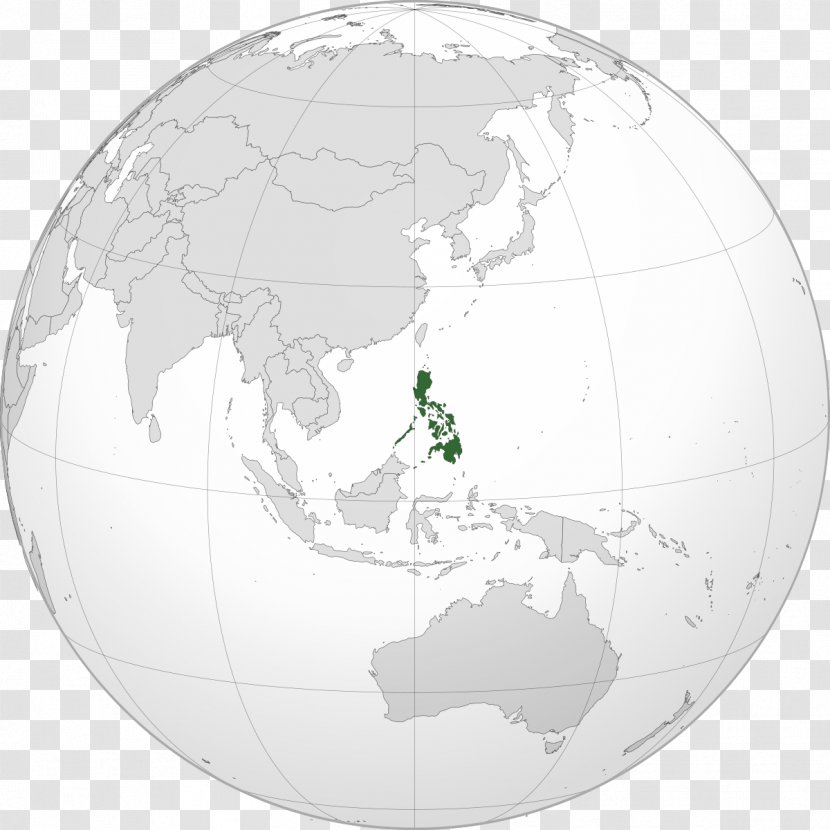 Globe Philippines World Map - Spanish East Indies Transparent PNG