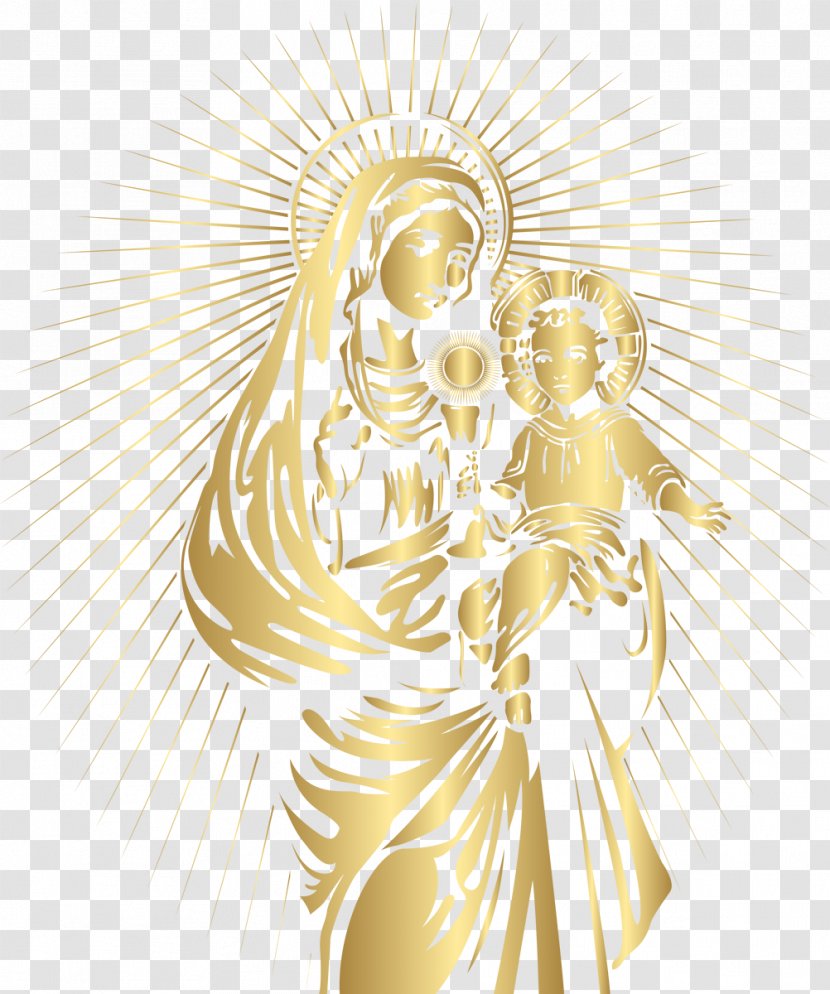 Child Jesus Religion Clip Art - Virgen Mary Transparent PNG