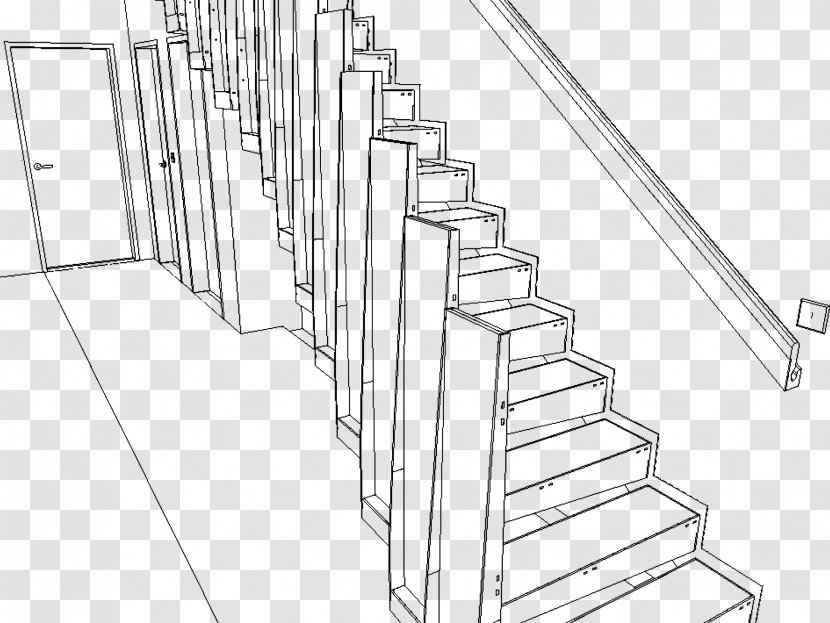 Handrail 3D Printing Computer Graphics - Facit Homes Transparent PNG