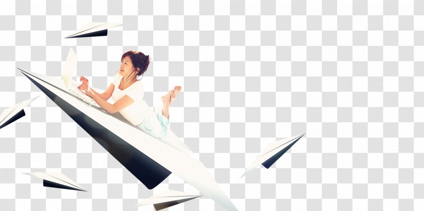 Airplane Paper Plane Aircraft - Table - Creative Transparent PNG
