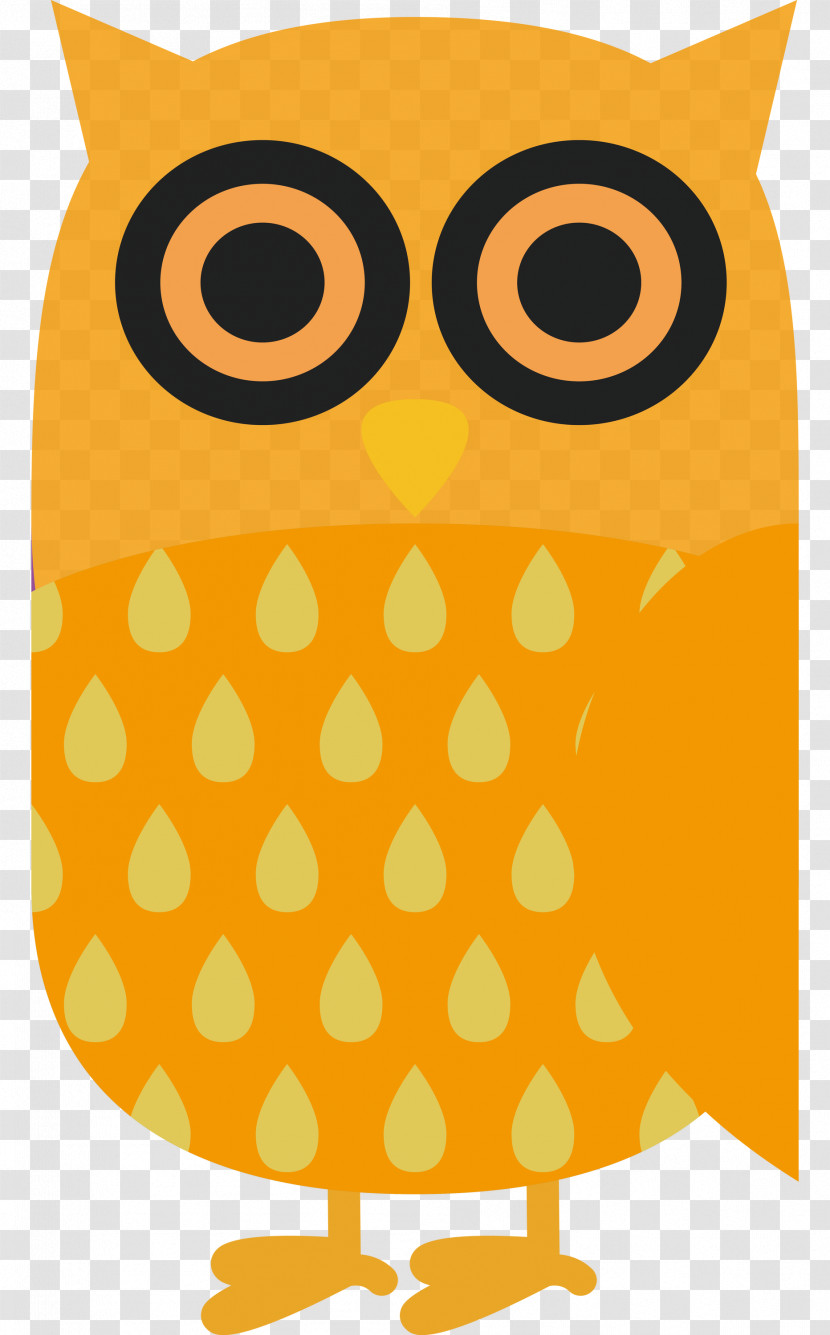 Owl M Yellow Meter Beak Line Transparent PNG