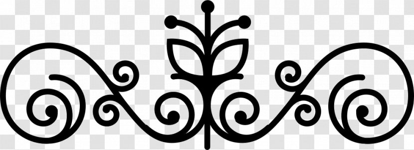 Floral Design Black And White Art - Painting Transparent PNG