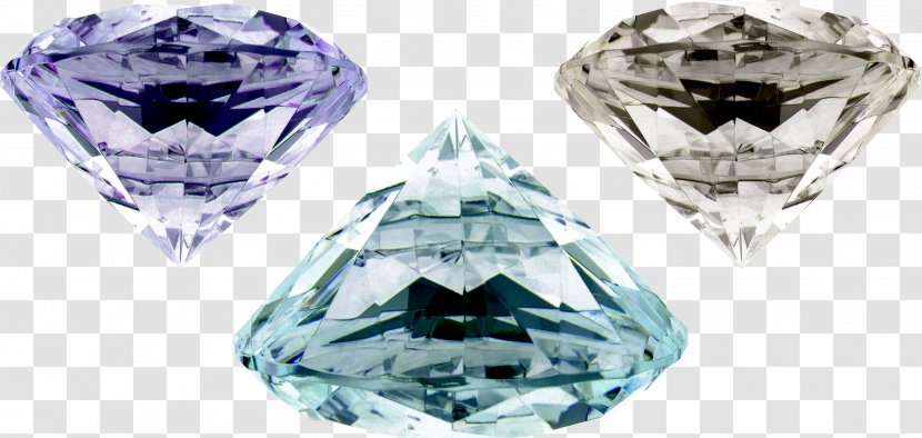 Gemstone Diamond - Stone - Three-color Beautiful Material Without Matting Transparent PNG