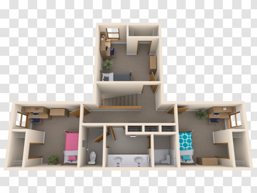 Townhouse Home Apartment Room - House Transparent PNG