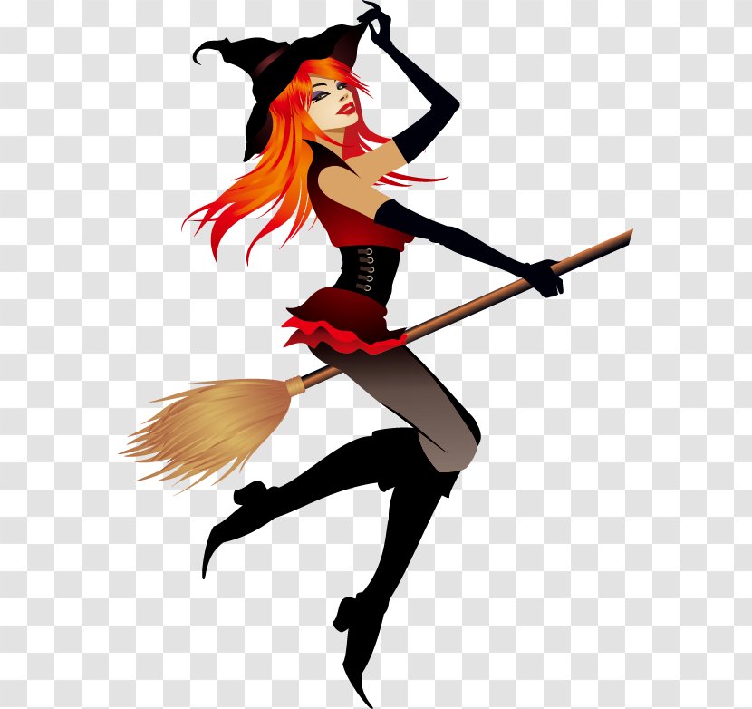 Halloween Witchcraft Clip Art - Heart - Witch Cartoons Transparent PNG