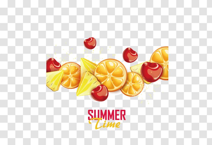 Auglis Summer Fruit Lemon - Cherries Transparent PNG