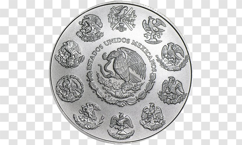 Mexican Mint Libertad Ounce Silver Coin - Money Transparent PNG