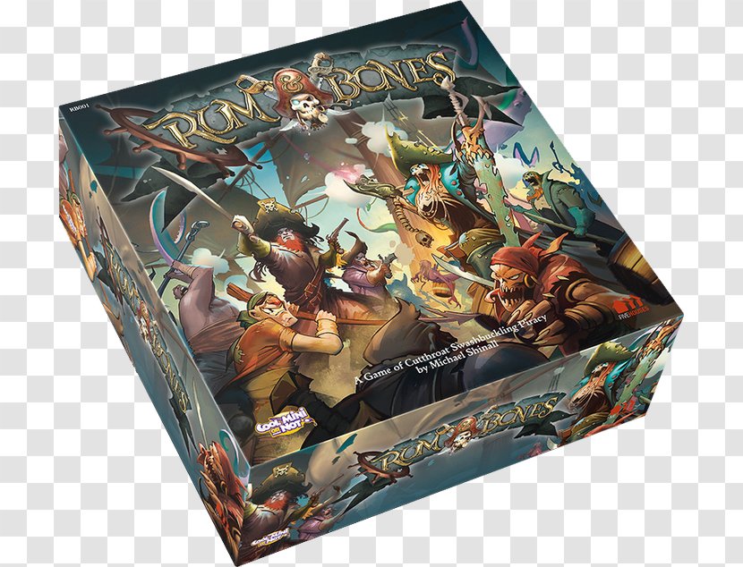 Rum Board Game CMON Limited Bone - Pirate Transparent PNG