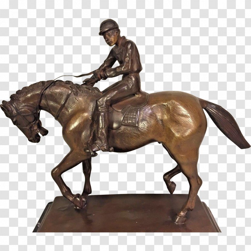 Bronze Sculpture Statue Stallion Hanoverian Horse - Pack Animal Transparent PNG
