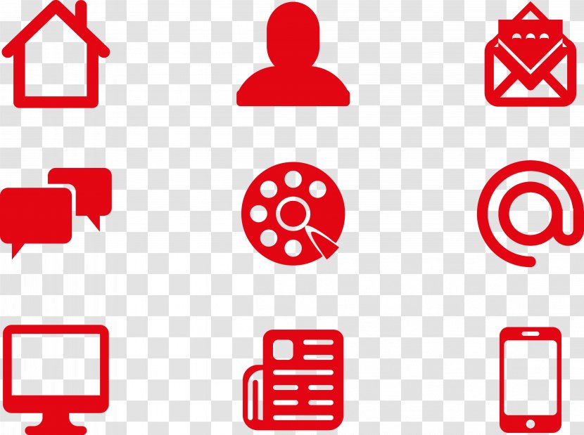 Symbol Picture Exchange Communication System Icon - Mobile Phone Contact Person Computer Collection Material Transparent PNG