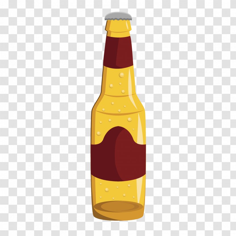 Beer Glassware Wine Clip Art - Free Content - A Bottle Of Ice Transparent PNG