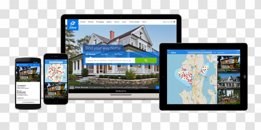 Zillow Real Estate House Agent Business Transparent PNG