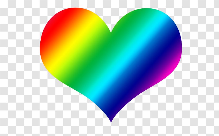 Rainbow Heart Arc Transparent PNG