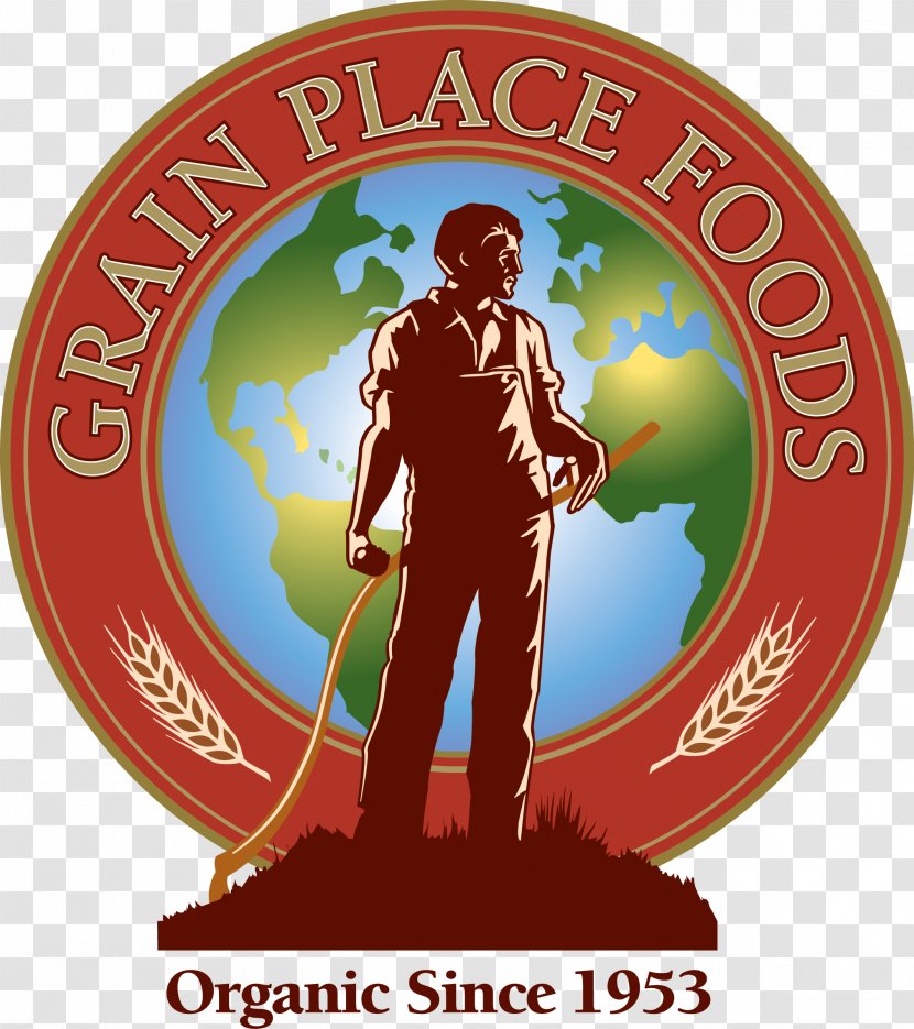 Organic Food Grain Place Cereal Rolled Oats - Logo - Grains Transparent PNG