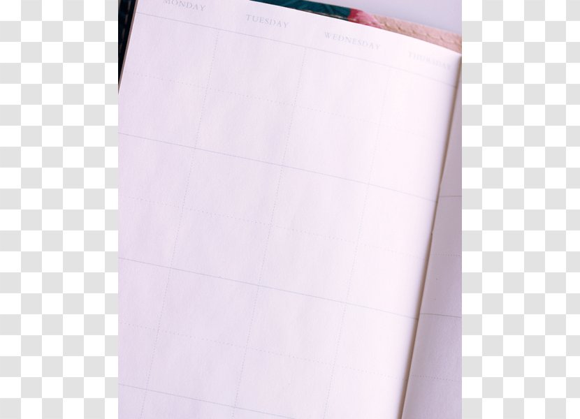 Paper Rectangle Material - White - Notebook Template Cute Transparent PNG