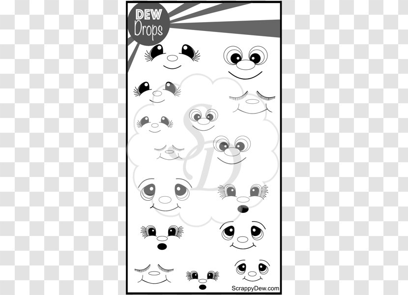 Drawing Monochrome Visual Arts /m/02csf - Point - Face Expressions Transparent PNG