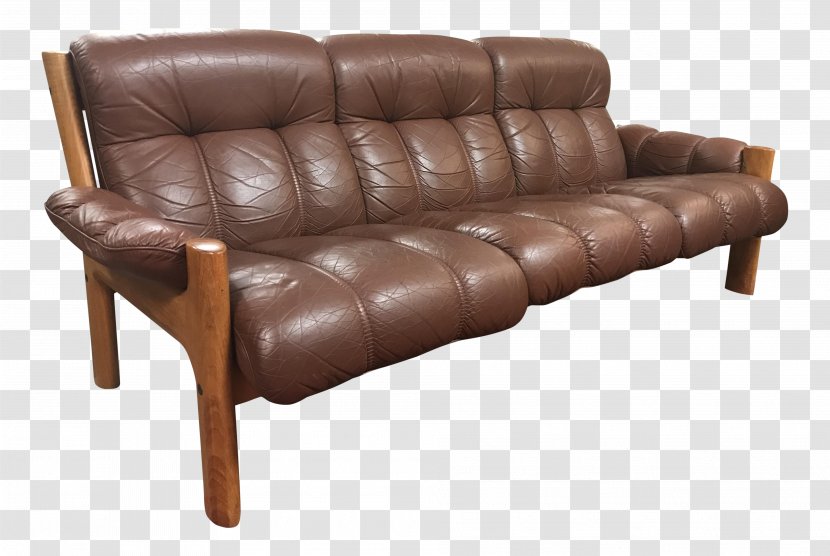 Loveseat Chair Leather Transparent PNG