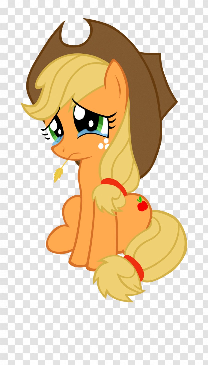 Applejack Pony Rarity Horse - Mammal - Apple Transparent PNG