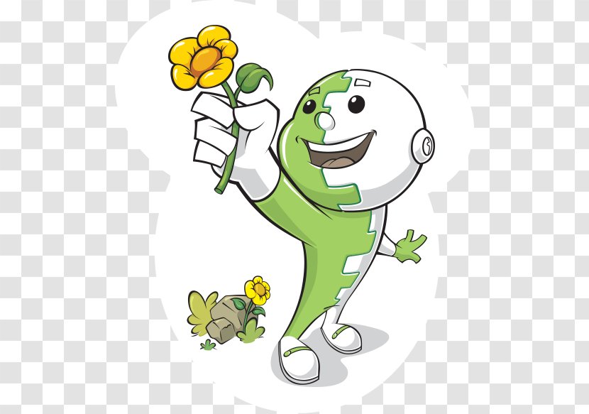 Frog Cartoon Plant Stem Clip Art - Finger Transparent PNG