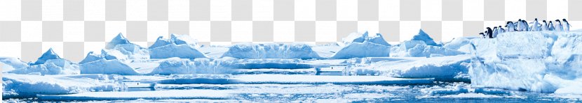 Antarctic Iceberg Glacier - Blue Transparent PNG
