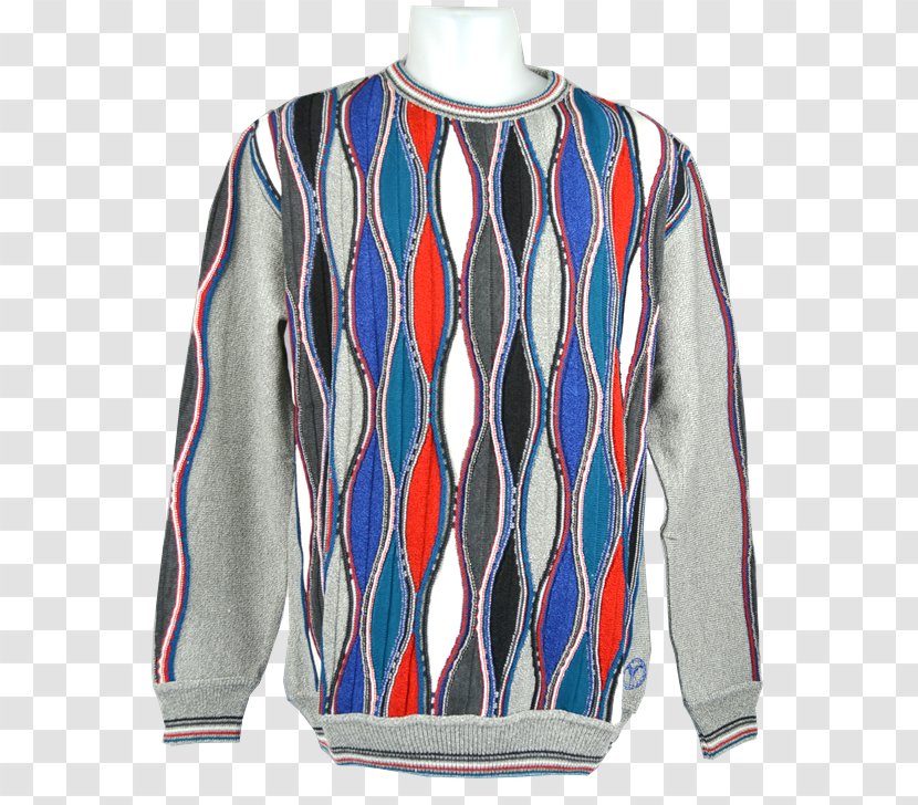 Carlo Colucci Jumper Sleeve Sweater Grey - Bluza Transparent PNG