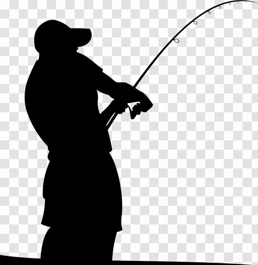 Fishing Rods Fisherman Silhouette - Royaltyfree Transparent PNG
