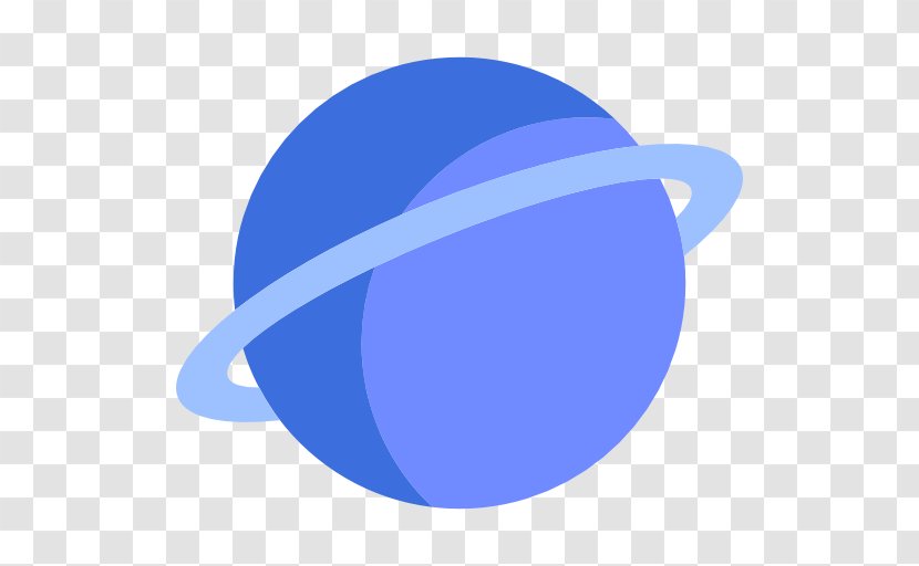 Uranus Planet - Electric Blue - Qq Space Transparent PNG