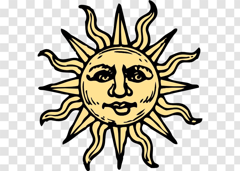 Drawing Summer Solstice Mysticism Clip Art - Artwork - Images Of Suns Transparent PNG