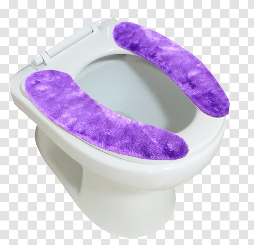 Toilet Seat Flush - Self-adhesive Pad Transparent PNG
