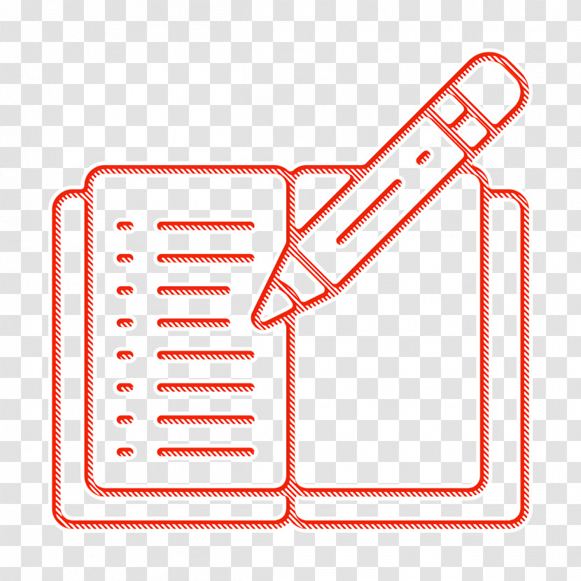 Notebook Icon Stationery Icon Agenda Icon Transparent PNG