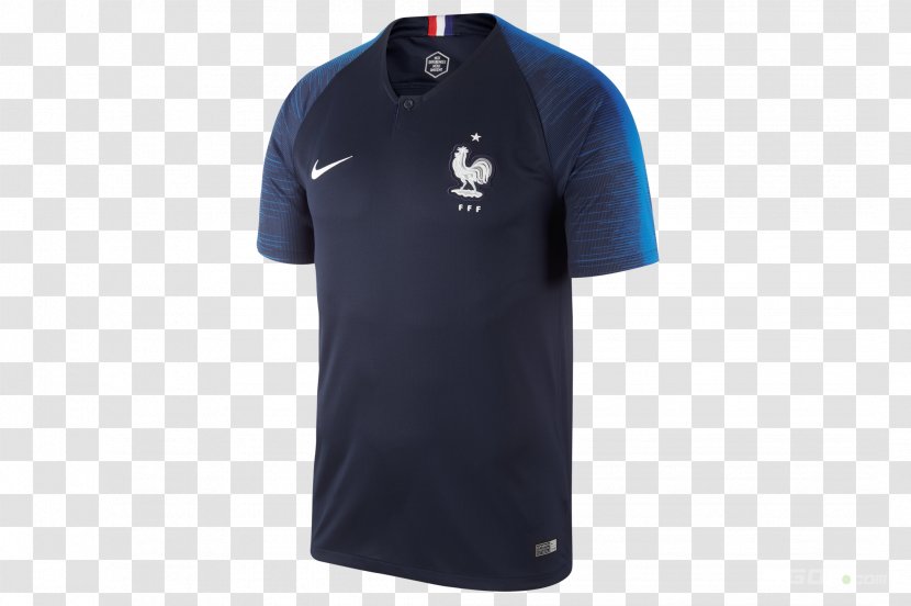 2018 World Cup Final France National Football Team T-shirt Jersey Transparent PNG