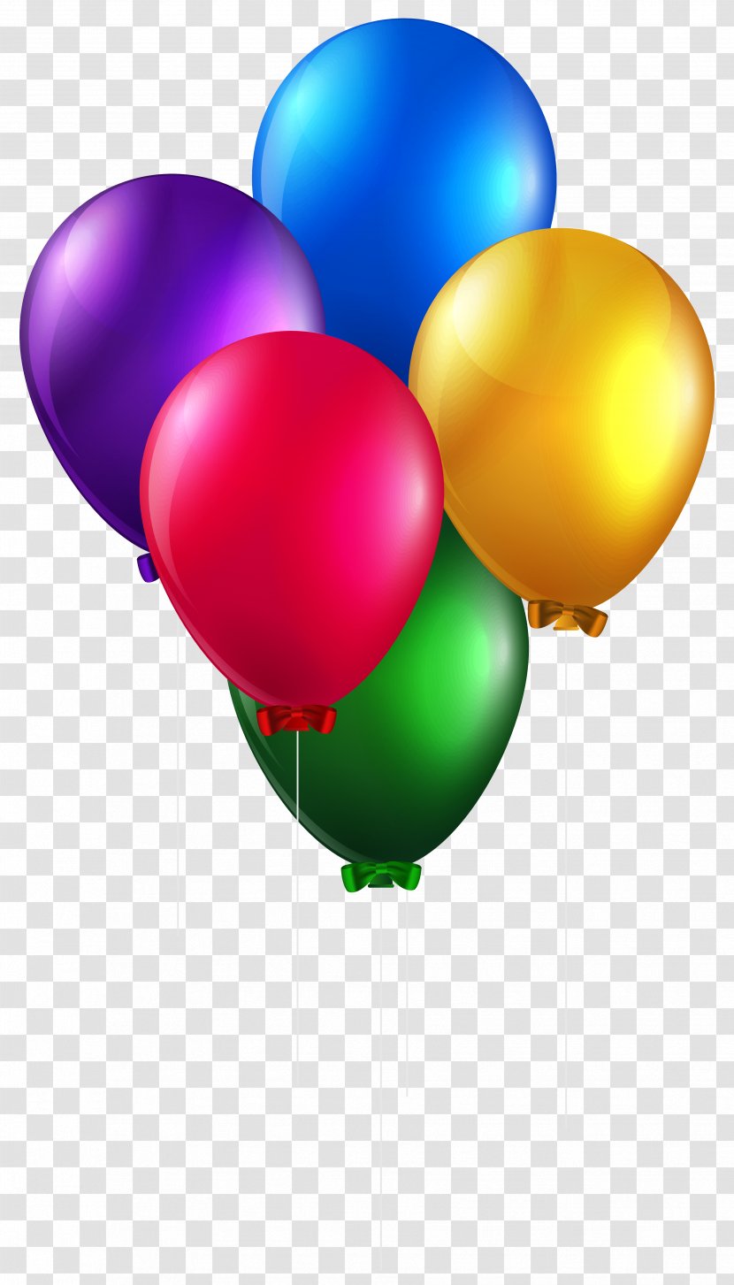 Balloon Birthday Clip Art - Color Transparent PNG