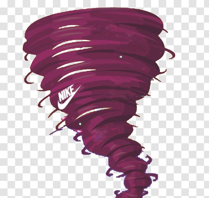 Tornado Cartoon - Pink Transparent PNG