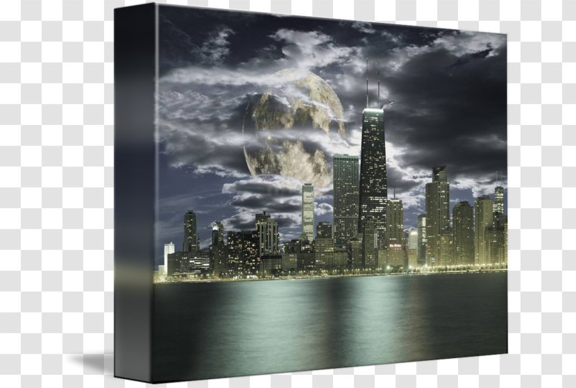 The Trix Skyline Bloom Gallery Wrap Art - Picture Frame - Skyscraper Transparent PNG