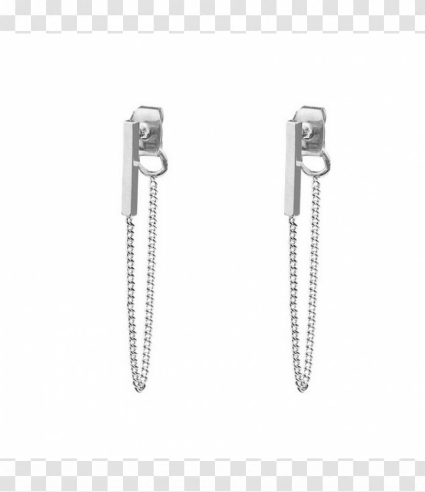 Earring Silver Body Jewellery Gold - Bar Transparent PNG
