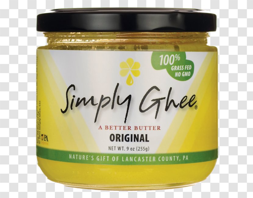Simply Ghee LLC Cream Butter Shortening - Ingredient Transparent PNG