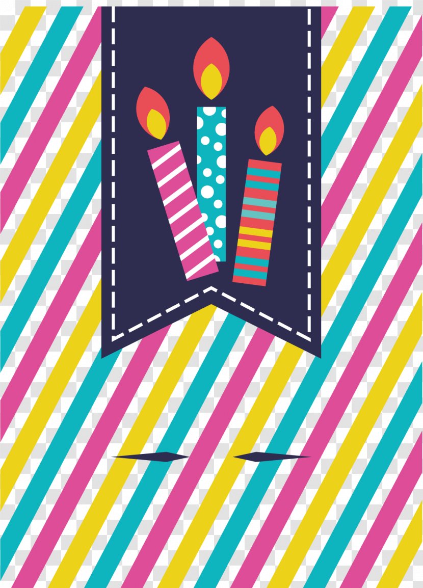 Graphic Design Birthday Party - Area - Color Stripe Decorations Transparent PNG