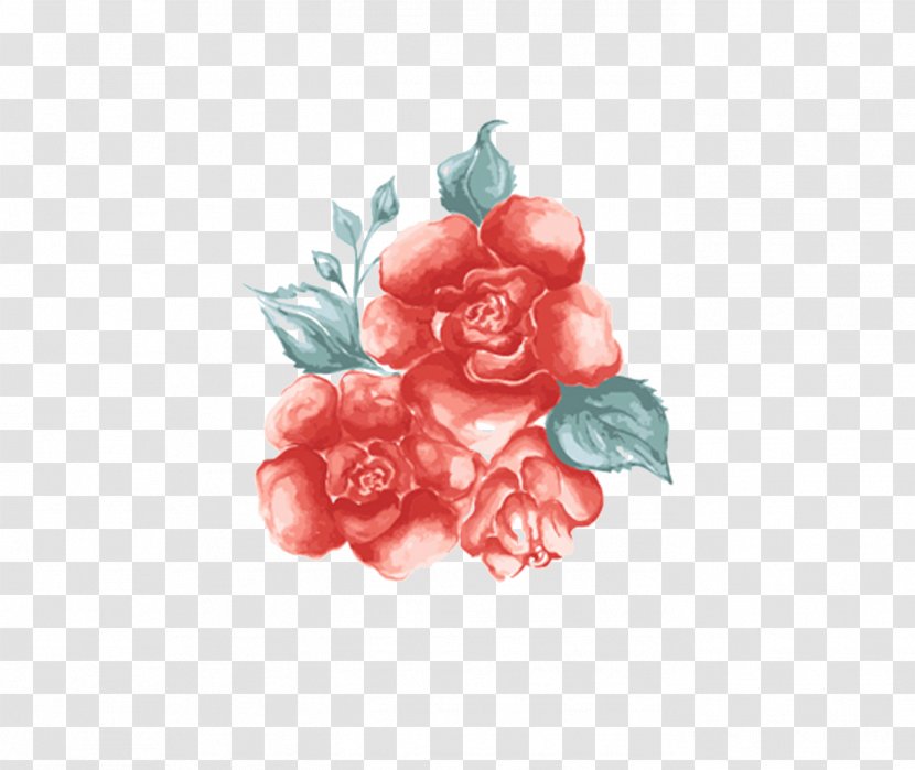 Flower Red Beach Rose U30abu30fcu30c9 - Business Card - Illustration Transparent PNG