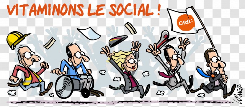 French Democratic Confederation Of Labour CFDT Nantes Trade Union Cadres Social - Fictional Character - Adhesion Illustration Transparent PNG