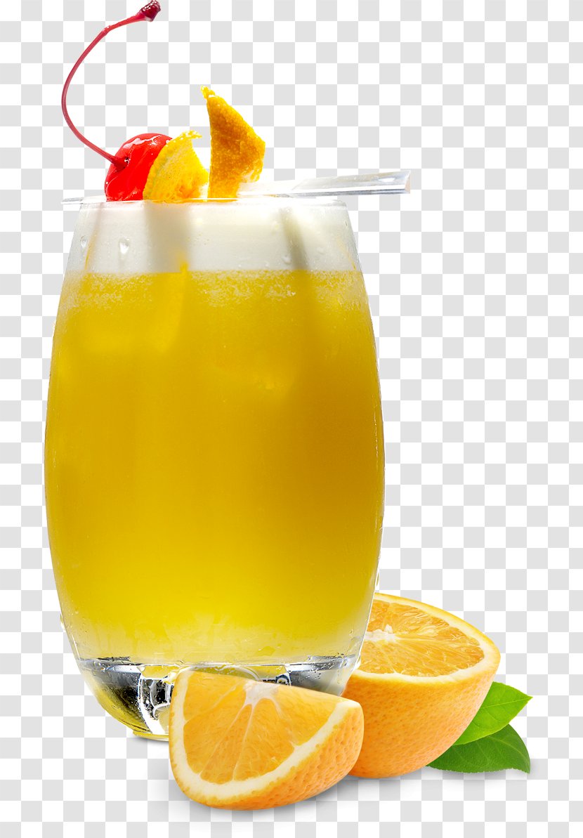 Ice Cream Fizzy Drinks Juice Cocktail Distilled Beverage - Orange Soft Drink Transparent PNG