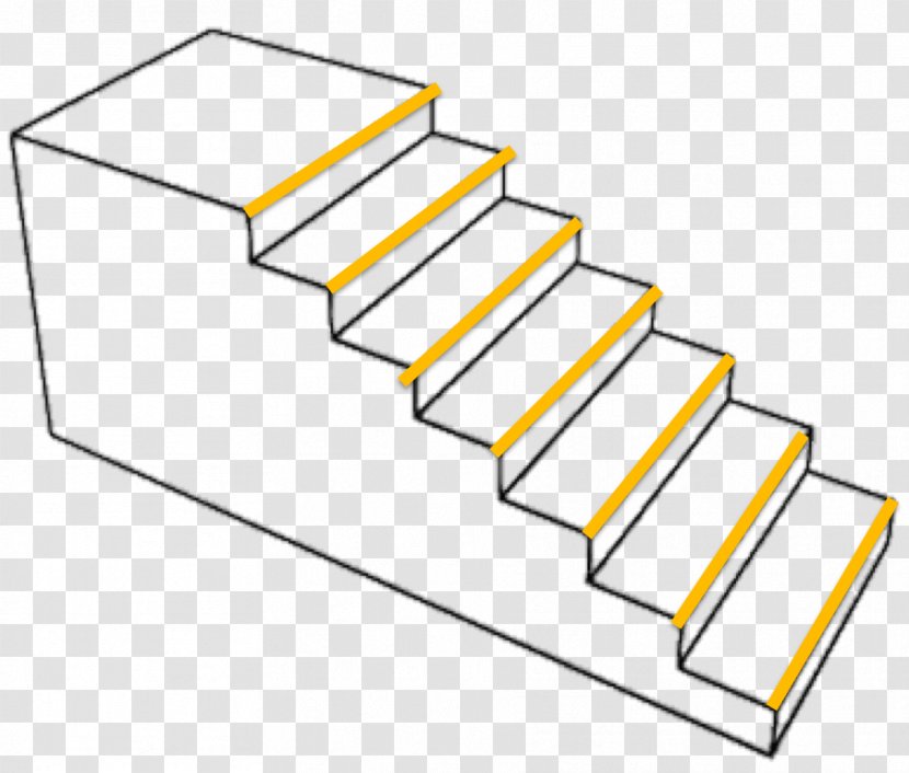 Stairs Handrail Wall Dark Pattern Clip Art - Diagram - Stair Transparent PNG