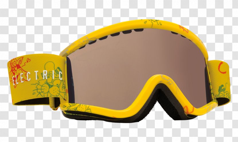 Goggles Glasses Snowboarding Skiing Gafas De Esquí - Orange - Yellow Lab Transparent PNG