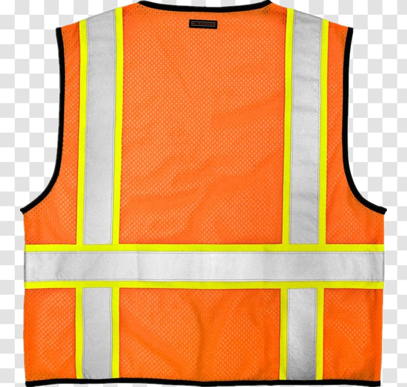 Gilets High-visibility Clothing Armilla Reflectora Waistcoat Zipper - Security - Packing Material Transparent PNG