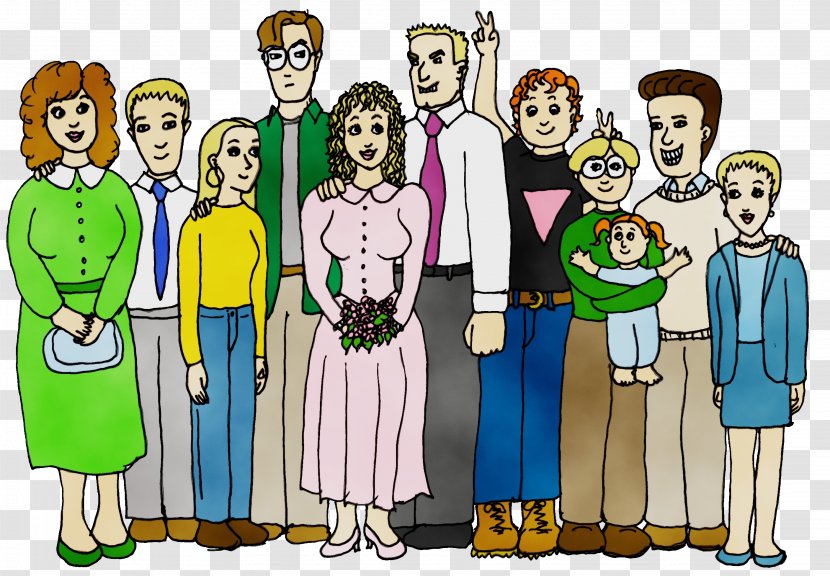 Group Of People Background - Latter Day Saint Movement - Art Family Pictures Transparent PNG