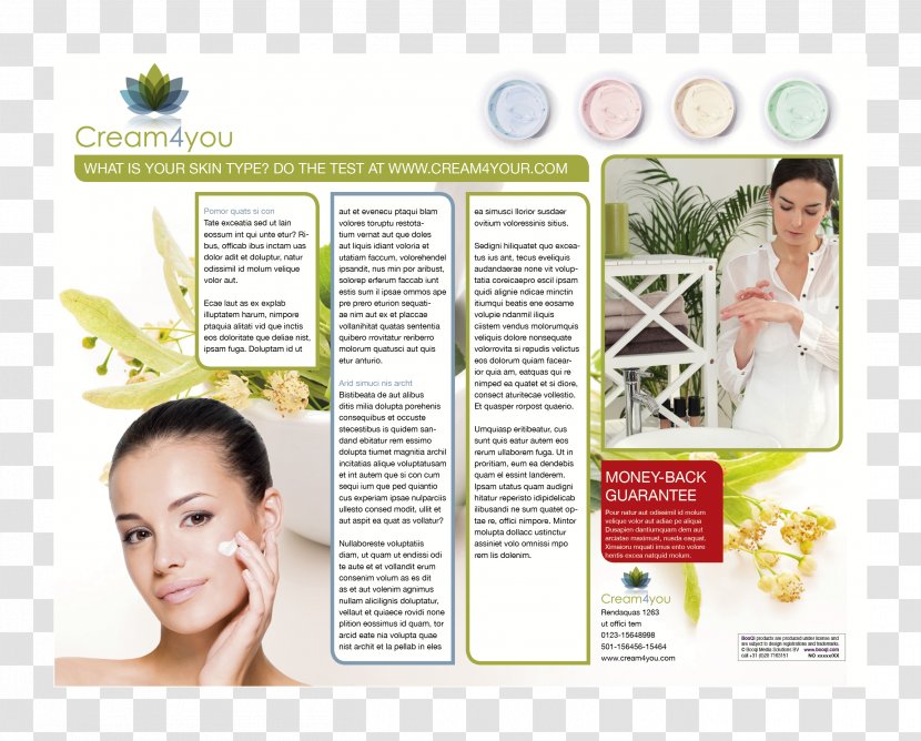 Skin Brochure - Advertising Transparent PNG