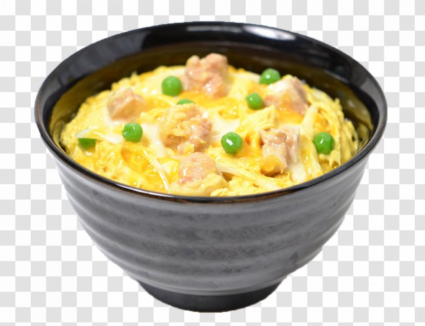 Oyakodon Donburi Fried Chicken Japanese Cuisine - Rice - Japanese-style Bowl Transparent PNG