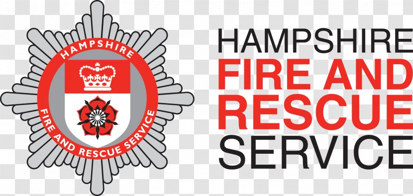 Hampshire Fire And Rescue Service Department London Brigade - Flower - Logo Insignia Transparent PNG