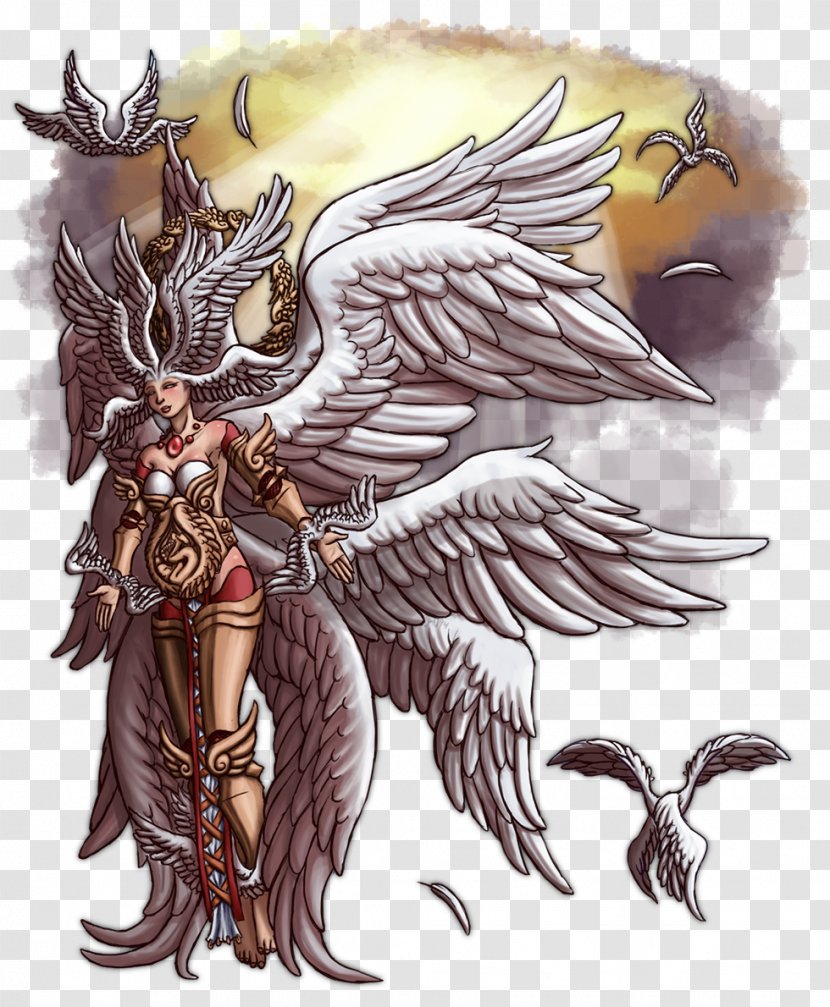 Misfit Studios Angel Role-playing Game Art Illustration - Mythical Creature Transparent PNG