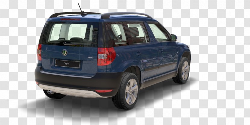Škoda Yeti Compact Sport Utility Vehicle Car Roomster - Road Trip Transparent PNG