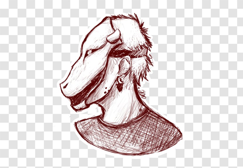 Nose Drawing Homo Sapiens Sketch - Silhouette Transparent PNG